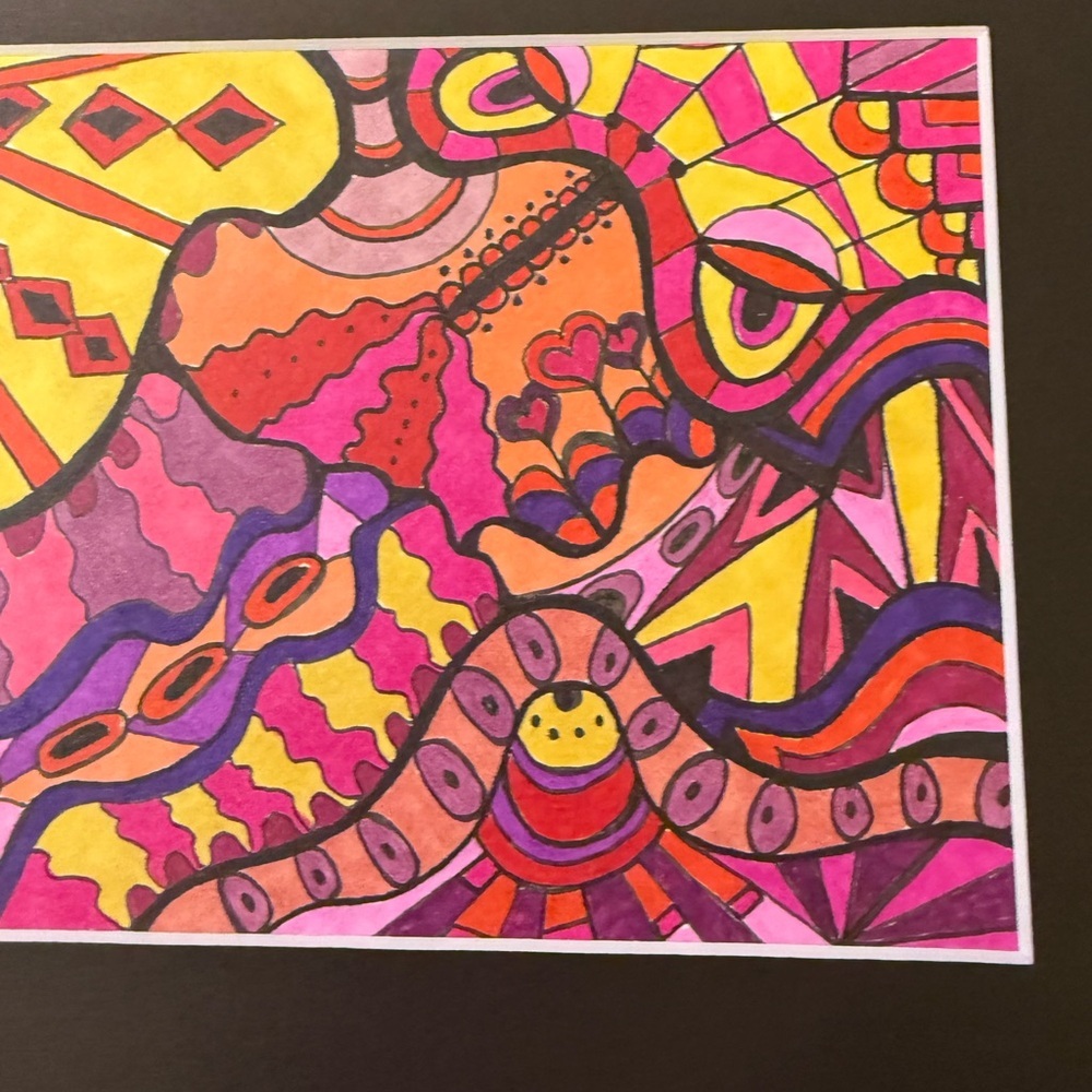 Original Intuitive Abstract Drawing - Picture 4 of 7